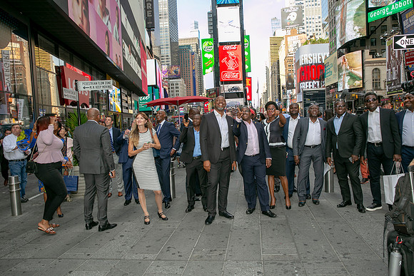 Discover- Verve Card First Transaction-  Times Square