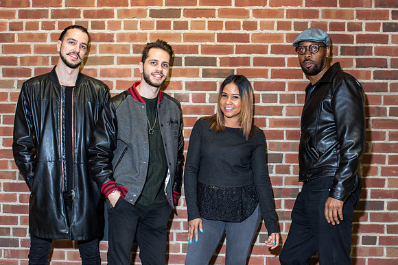 Parisi, Angela Yee, RZA @ Roli Bloc Activation - Apple Store Williamsburg Brooklyn
