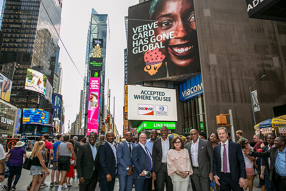 Discover- Verve Card First Transaction- Swarovski Jewelry Times Square
